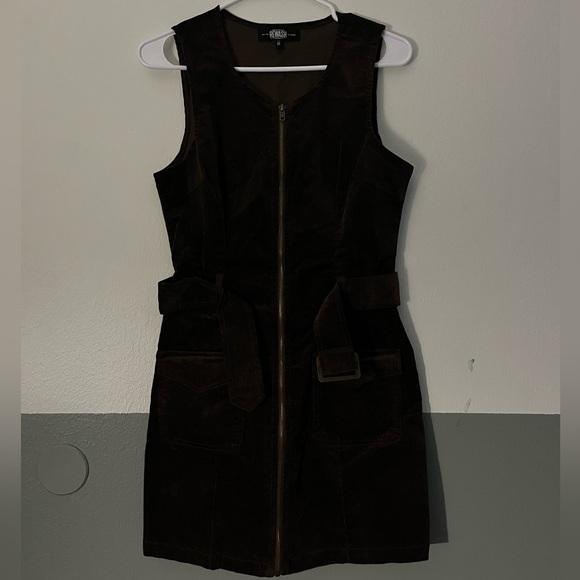 Rewash Zip Up Adorable Corduroy Dress Size M - Picture 2 of 4
